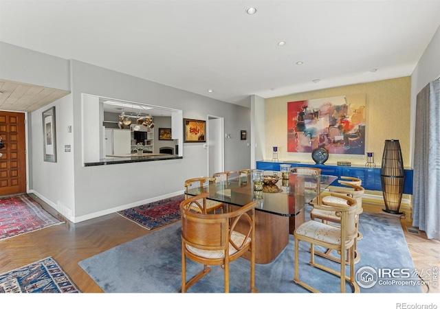 271 Anemone Dr, Boulder, CO 80302 - dining room with baseboards and recessed lighting