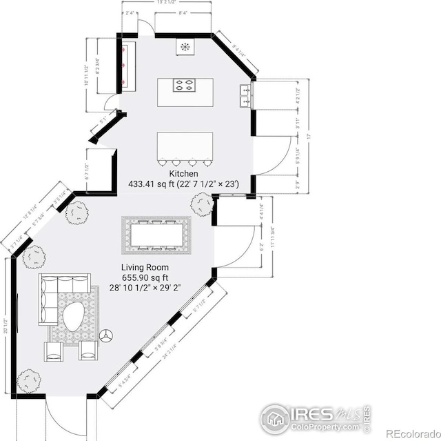 8758 W Phillips Rd, Boulder, CO 80301 - view of room layout