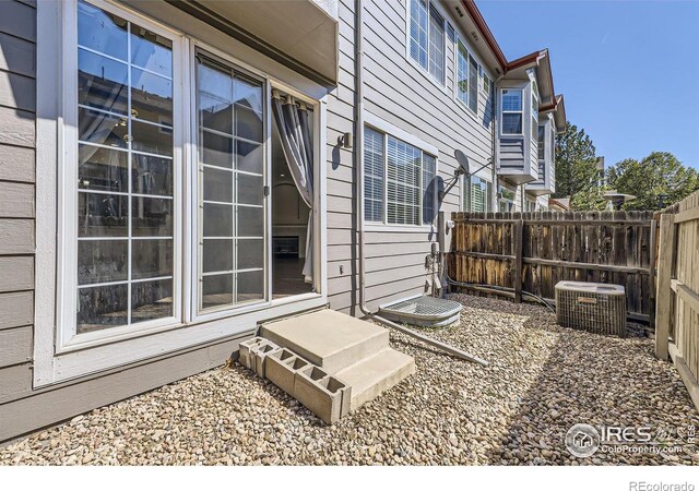 view of patio / terrace with cooling unit