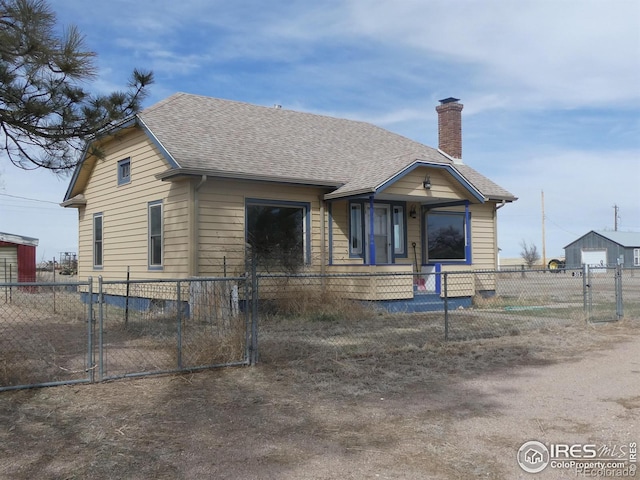 view of front of home