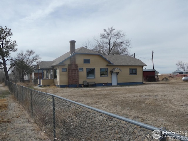 view of side of property