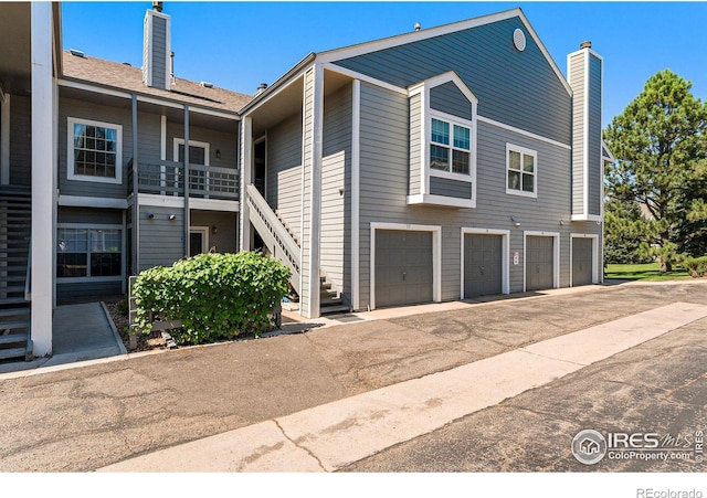 view of home's exterior featuring a garage