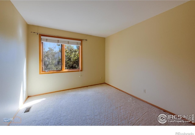 unfurnished room with carpet