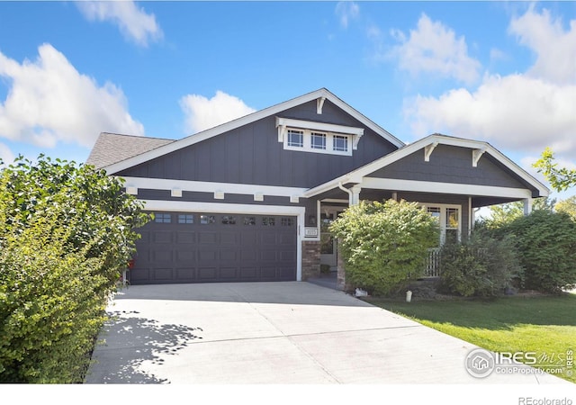 view of craftsman inspired home