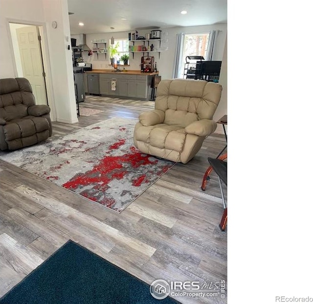 272 Severance Lodge Rd, Black Hawk, CO 80422 - living area with light wood-style flooring