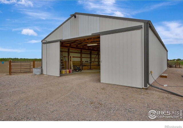 view of outbuilding