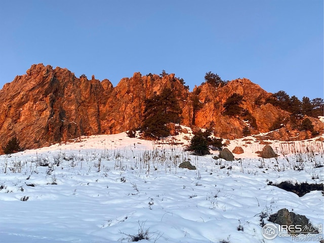 view of mountain feature