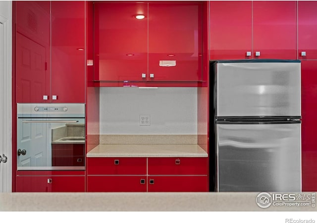 kitchen with stainless steel appliances