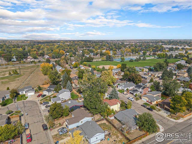 1900 Logan St, Longmont, CO 80501 - drone / aerial view with a residential view