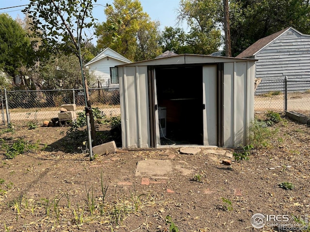 view of outdoor structure