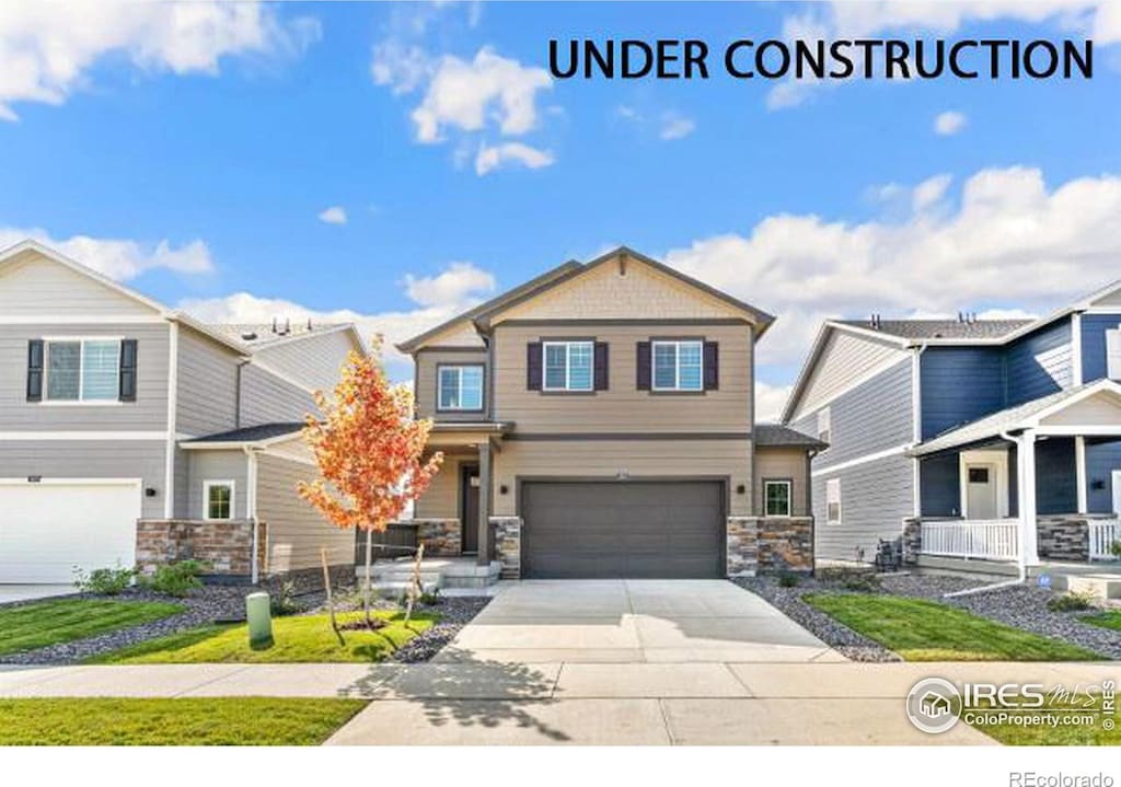 craftsman house featuring a garage and a porch