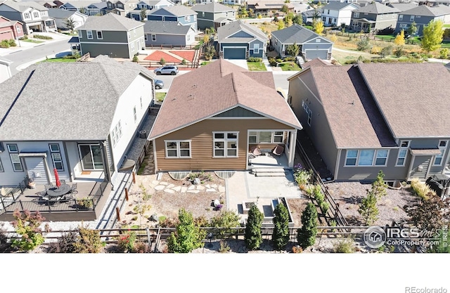 3107 Deering Lake Dr, Loveland, CO 80538 - birds eye view of property with a residential view