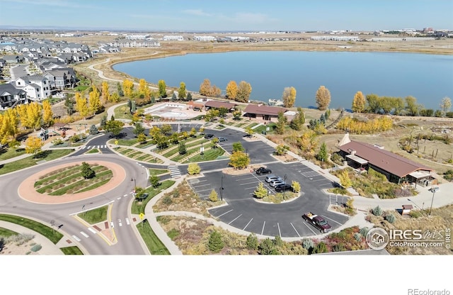 3107 Deering Lake Dr, Loveland, CO 80538 - drone / aerial view with a water view
