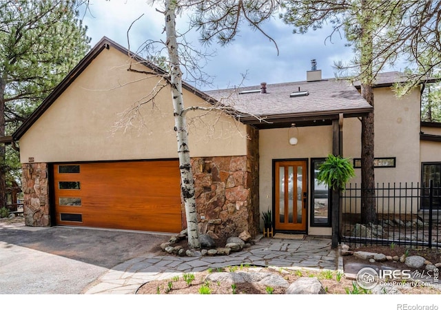 view of front of property with french doors