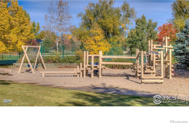 view of communal playground