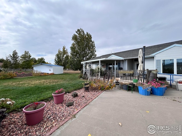 exterior space featuring a patio area