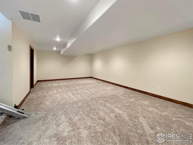 1241 S Sherman Ave, Holyoke, CO 80734 - interior space with carpet, baseboards, and visible vents