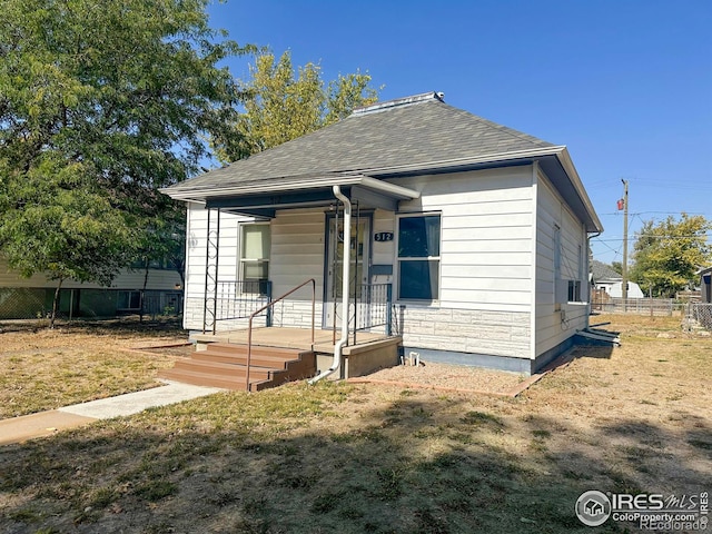 view of bungalow-style home