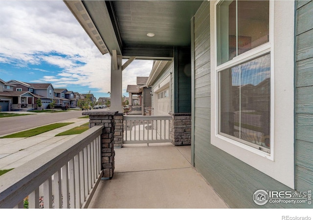 balcony with a porch