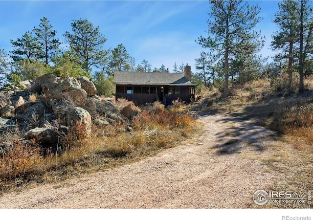 view of front of property