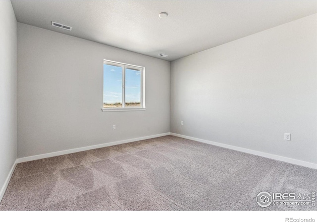 spare room featuring carpet floors