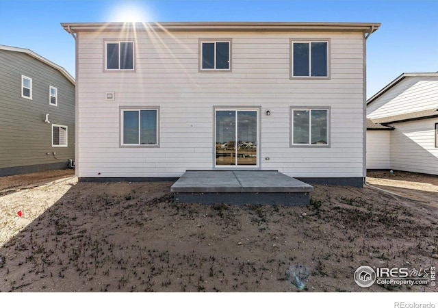 view of rear view of house