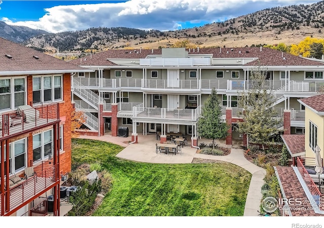 view of property with a mountain view