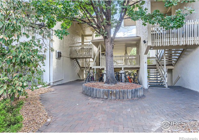 2707 Valmont Rd Unit 110B, Boulder, CO 80304 - exterior space featuring a patio area