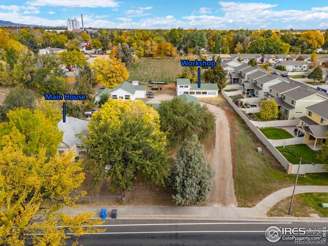 1601 E 1st St, Loveland, CO 80537 - aerial view of residential area