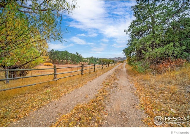 329 Snow Top Dr, Drake, CO 80515 - view of dirt / gravel road with a rural view