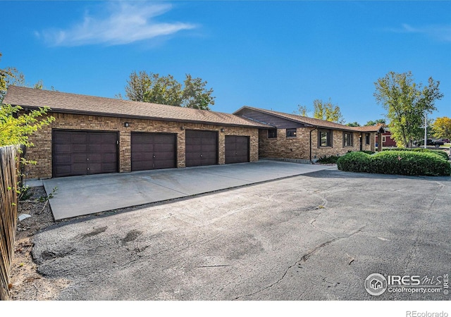 ranch-style house with a garage