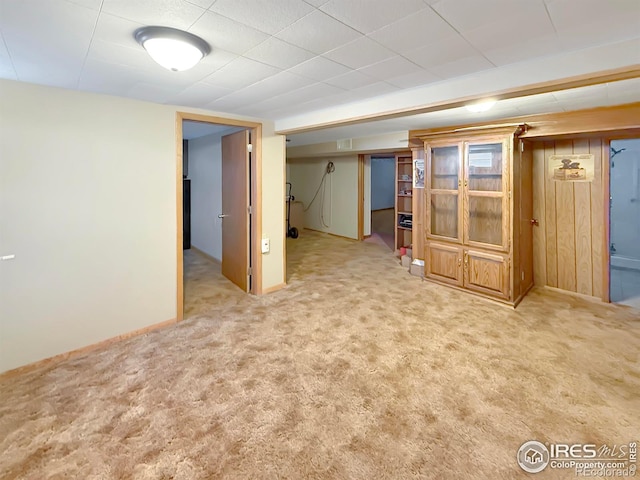 654 W Strohm St, Haxtun, CO 80731 - finished basement with light colored carpet and baseboards