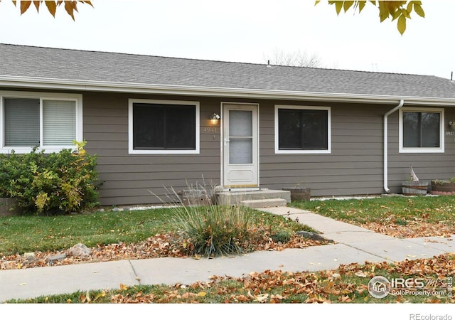 view of ranch-style home