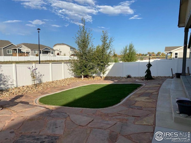 view of yard featuring a patio