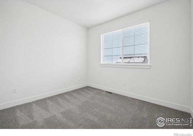 unfurnished room with carpet