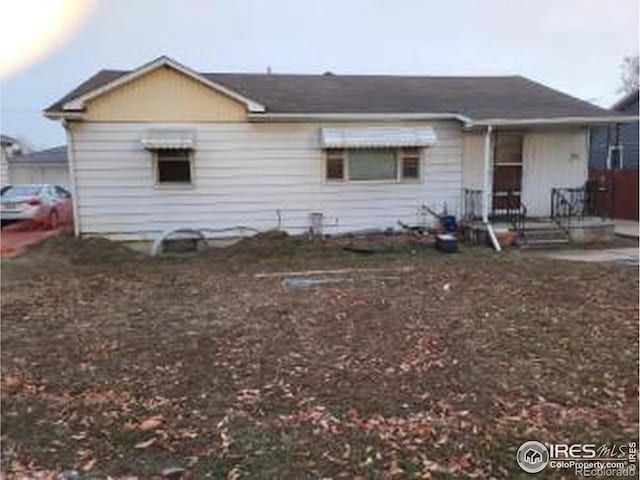 view of front of home