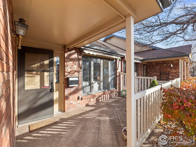 view of patio / terrace featuring a porch