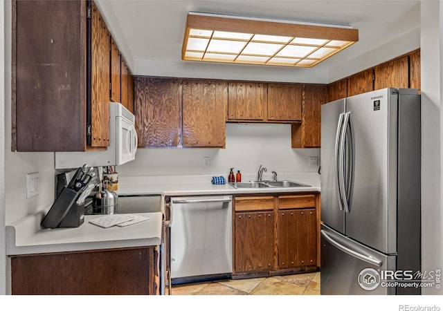 kitchen featuring sink and stainless steel appliances