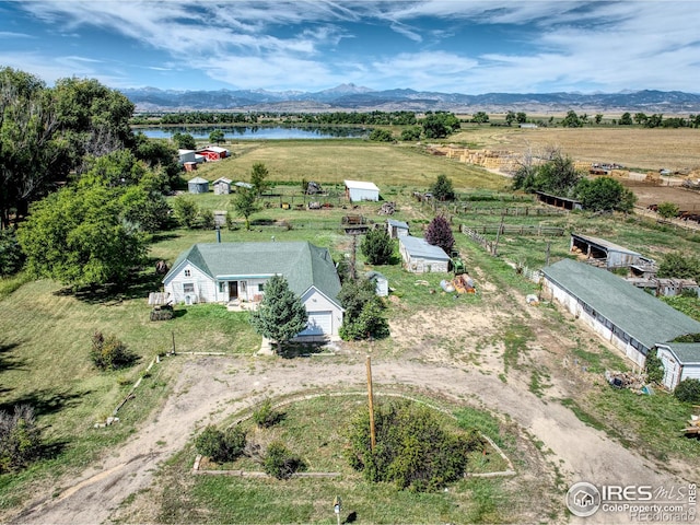14619 N 115th St, Longmont, CO 80504 - aerial view of sparsely populated area featuring a water and mountain view