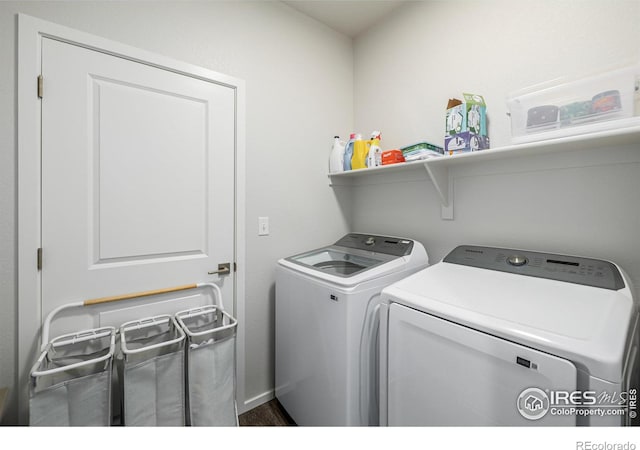 1820 Iron Wheel Dr Unit 3, Windsor, CO 80550 - laundry room with washer and dryer