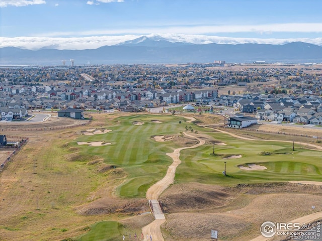 1820 Iron Wheel Dr Unit 3, Windsor, CO 80550 - aerial perspective of suburban area with mountains and a golf course