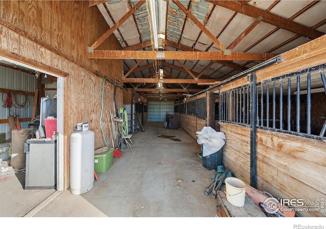 view of horse barn