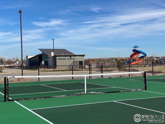 6105 Saddle Horn Dr, Timnath, CO 80547 - view of tennis court