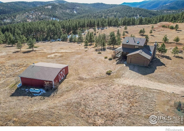580 Saddle Notch Rd, Loveland, CO 80537 - view from above of property with mountains