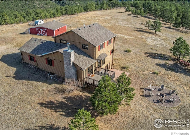 580 Saddle Notch Rd, Loveland, CO 80537 - aerial view of property and surrounding area