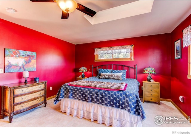 580 Saddle Notch Rd, Loveland, CO 80537 - bedroom with carpet, ceiling fan, and baseboards