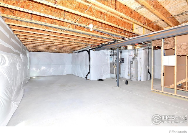 708 85th Avenue Ct, Greeley, CO 80634 - unfinished below grade area with water heater