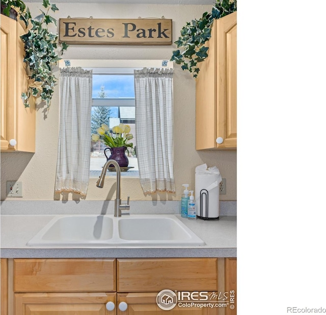 220 Virginia Dr Unit 8, Estes Park, CO 80517 - kitchen with light countertops and light brown cabinetry