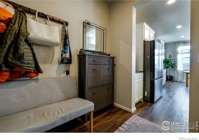 interior space with wood-type flooring