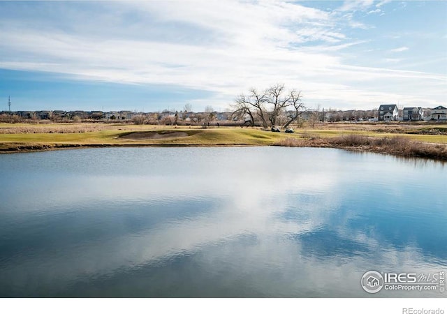 property view of water